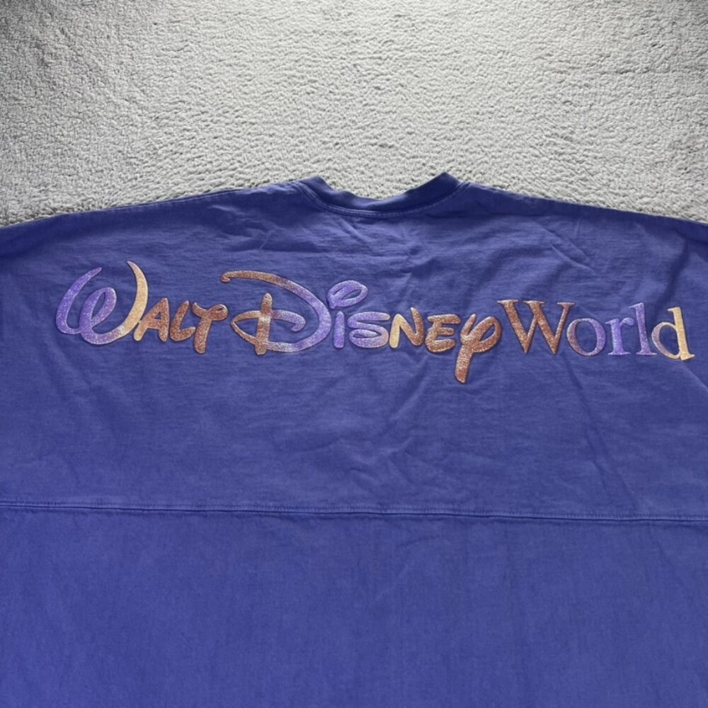 Disney Spirit Jersey Adult XL Purple Walt Disney Wolrd 50th Anniversary Castle - Picture 7 of 10